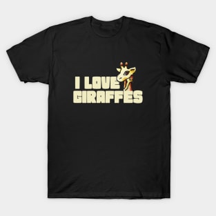 I love giraffes T-Shirt